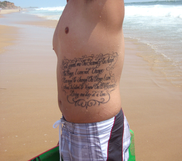 Serenity Prayer August 21 2008 at 228 am 2 comments Ink on the Beach
